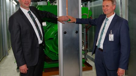 Oerlikon Barmag nimmt neues Blockheizkraftwerk in Betrieb