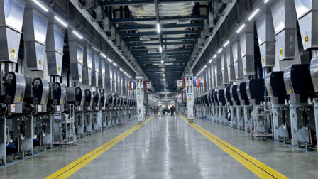 Oerlikon Barmag WINGS FDY Technology for a sustainable polyester yarn production at Garden Silk Mills in India