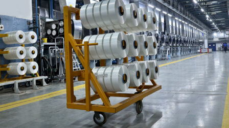Oerlikon Barmag WINGS FDY Technology for a sustainable polyester yarn production at Garden Silk Mills in India