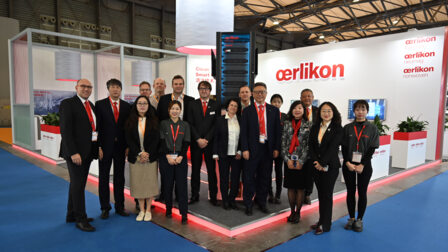 Oerlikon zeigte Weltpremieren in China 